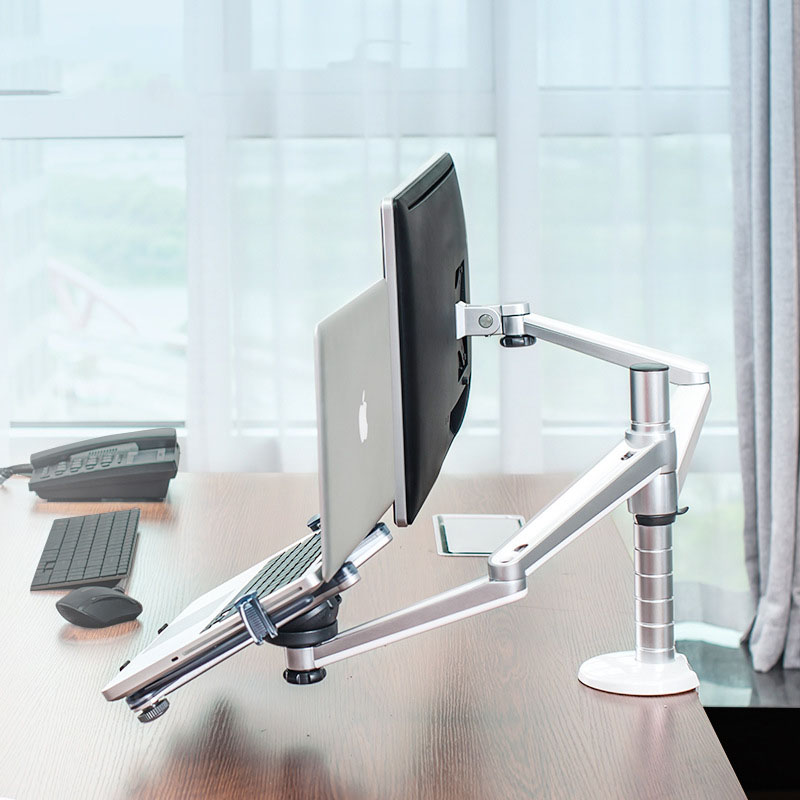 OA-7X Laptop Stand Desktop Computer Stand LCD Monitor Stand Dual-purpose Computer Stand Lifting Structure
