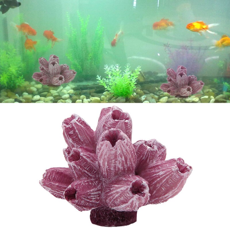 Aquarium Mini Kunstmatige Hars Koraal Boom Onderwater Ornament Fish Tank Decor