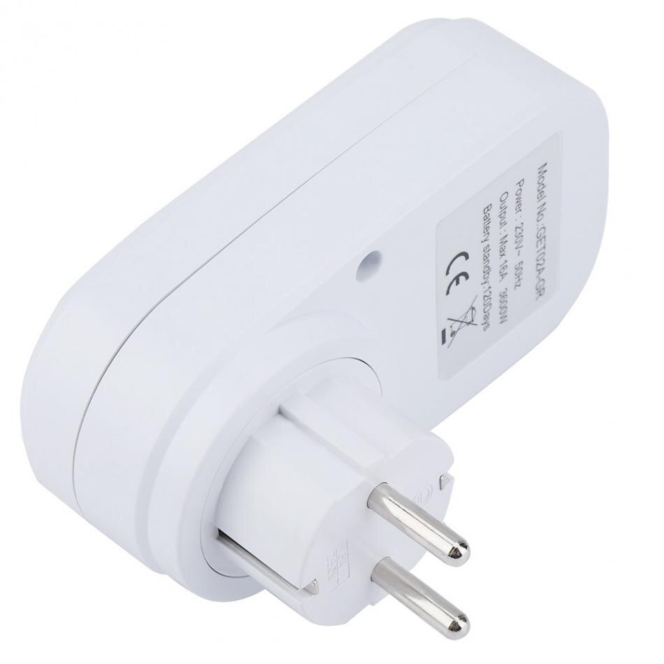 15A Programmable Smart Power Outlet Plug Socket Electronic Mechanical Timer Socket Indoor Socket EU /US/ Plug