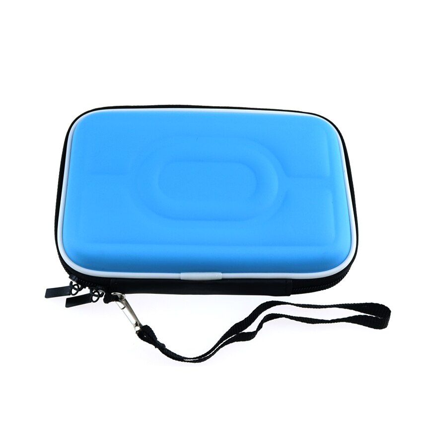 Jcd Hard Case Eva Travel Carrying Protector Bag Voor Gameboy Gba Gbc Carry Cover Opbergtas Voor Ndsl Ndsi 3DS console: Blauw