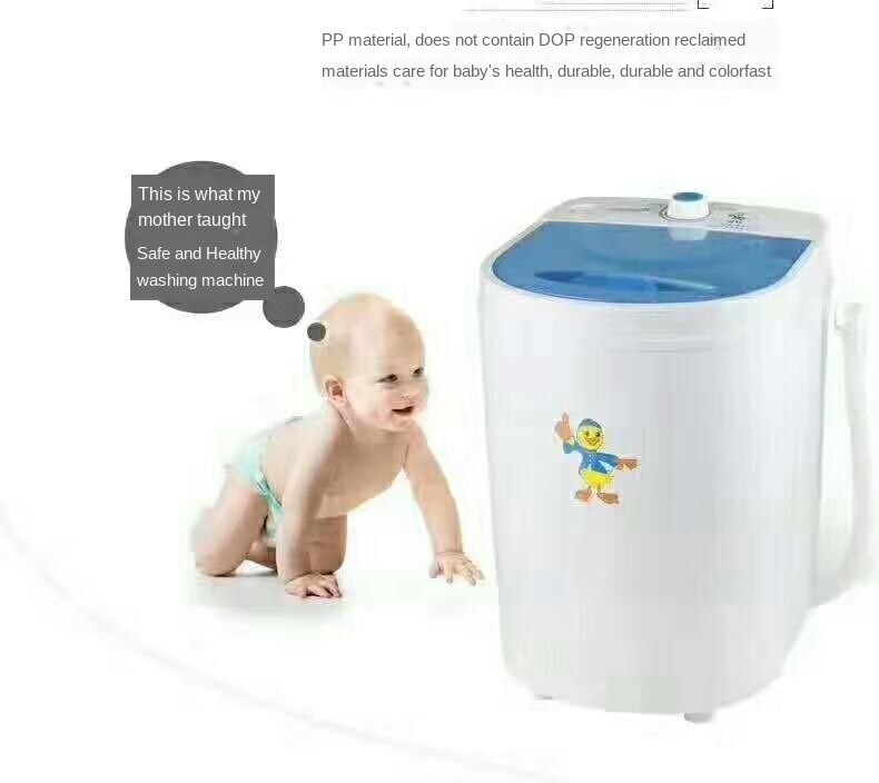 Mini lavadora doméstica de 220V, lavadora de ropa interior de 4,5 kg para niños y adultos