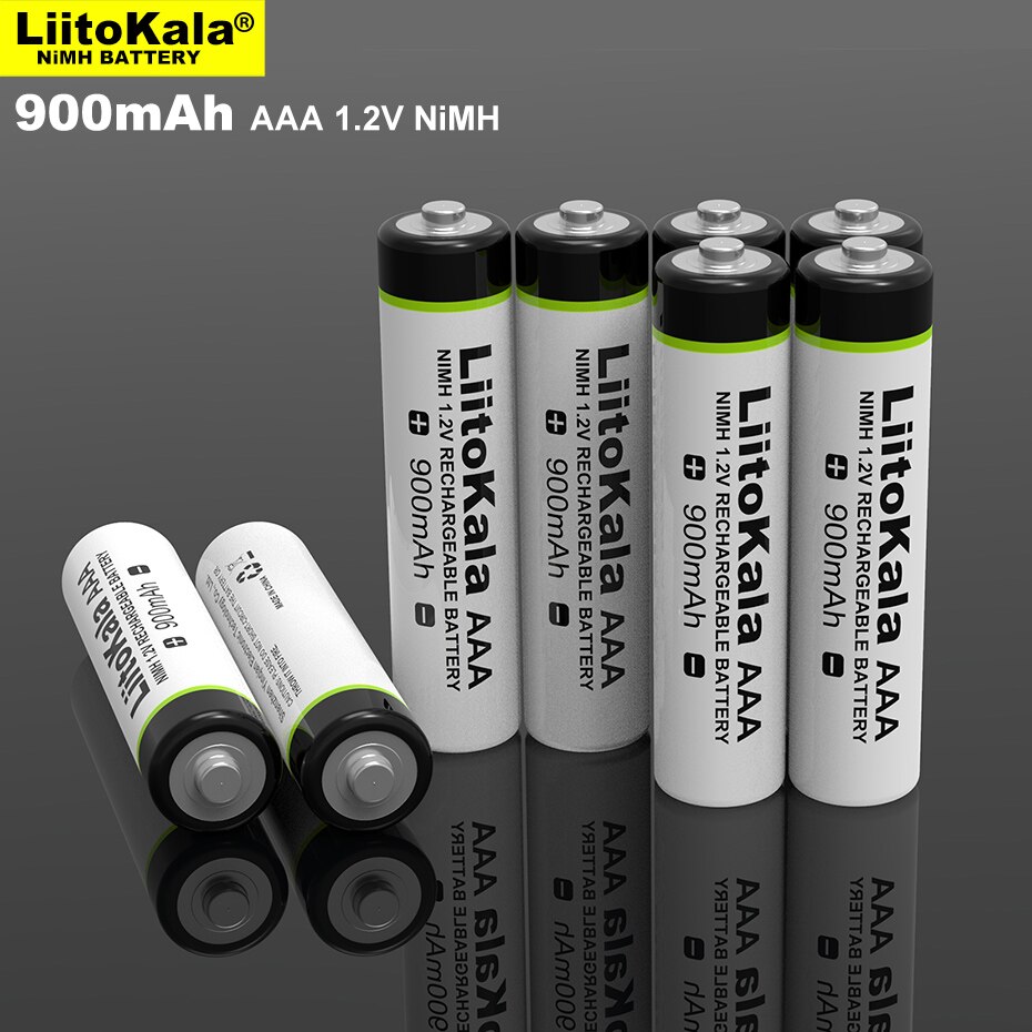 Originele Liitokala Aaa 1.2 V 900Mah Ni-Mh Batterij 1.2 V Oplaadbare Batterijen Voor Zaklamp, Speelgoed, afstandsbediening