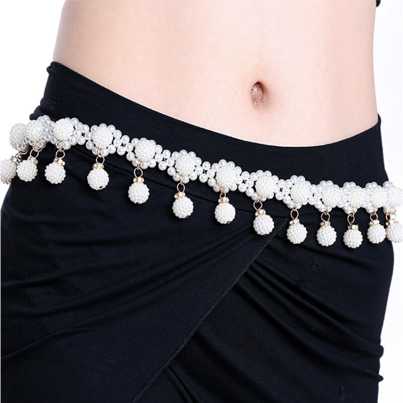 Cinturones con perlas de imitación para mujer, cinturones con perlas de aleación, cinturón de girasol, accesorios de ropa: 6