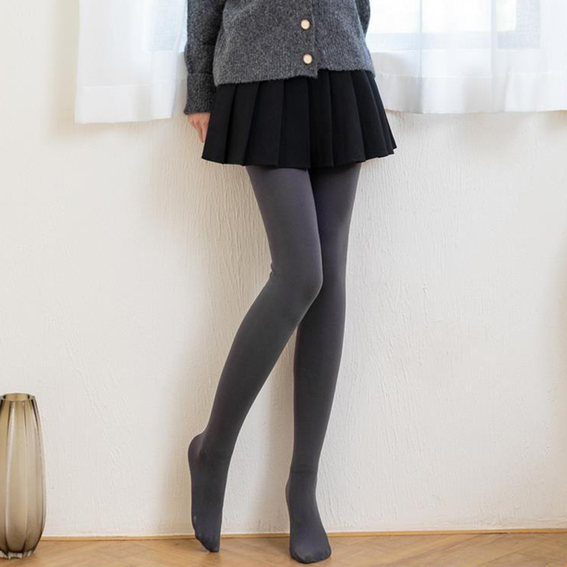 Herfst Winter Toe Te Voegen Fluwelen Dikke Leggings Dame Slanke Warm Render Broek Dames Elastische Effen Kleur Dieptepunt Pandie Vrouwelijke Kleding