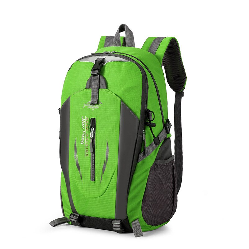 100L Large Capacity Outdoor Sports Backpack Men and Women Travel Bag Hiking Camping Climbing Fishing Bags waterproof Backpacks: Green-40L