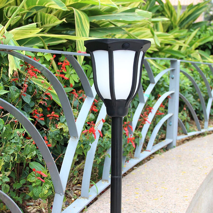 Solar Flame Flickering Torch Light Outdoor Waterproof Dancing Flame Lights Garden Patio Lawn Pathway Solar Tiki Torche Lamp