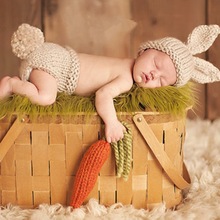 Leuke Pasgeborenen Baby Fotografie Props Meisjes Jongens Simulatie Wortel Haak Kids Foto Accessoires