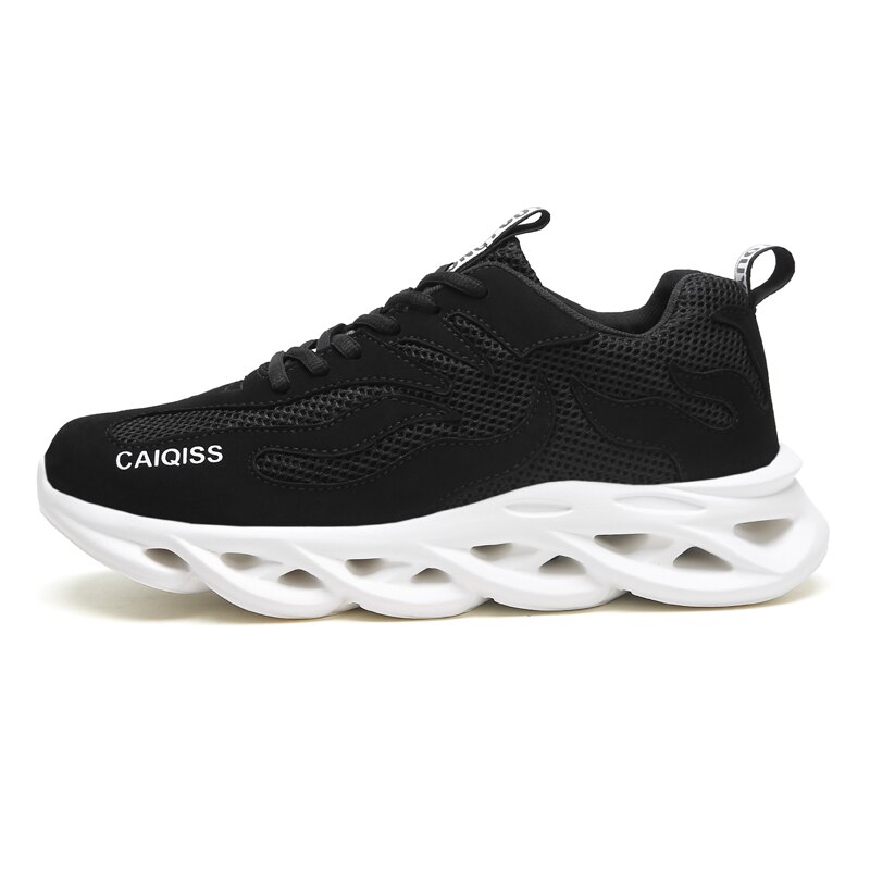 Brand Men Tennis Shoes Chunky Platform Sneakers for Men Sport Shoes Cushioning Athletic Footwear Male Light Outdoor Trainers: Black / 10