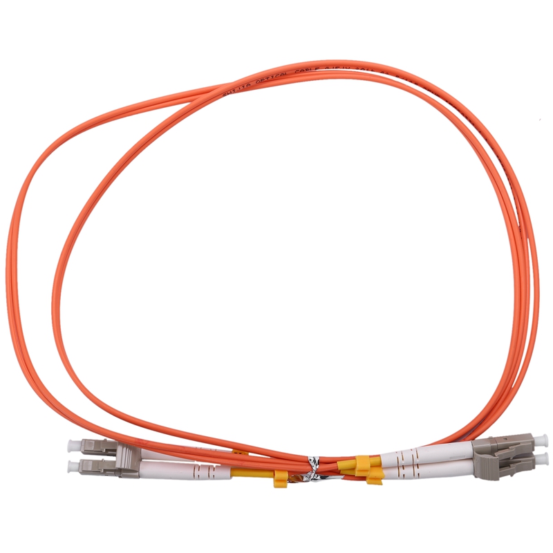 1M Jumper Kabel Duplex Multimode LC-LC Lc Lc Fiber Optic Optische Patch Cord: Default Title