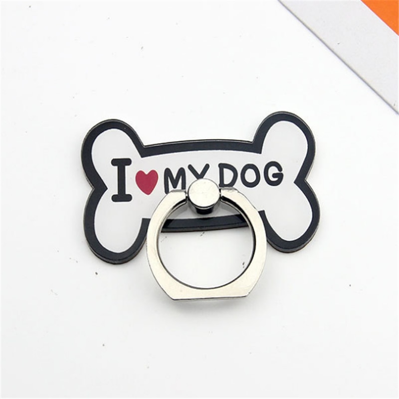 UVR Sheepdog Mobile Phone Stand Holder Dog Bulldog Finger Ring Mobile Smartphone Phone Holder Stand For iPhone Xiaomi All Phone