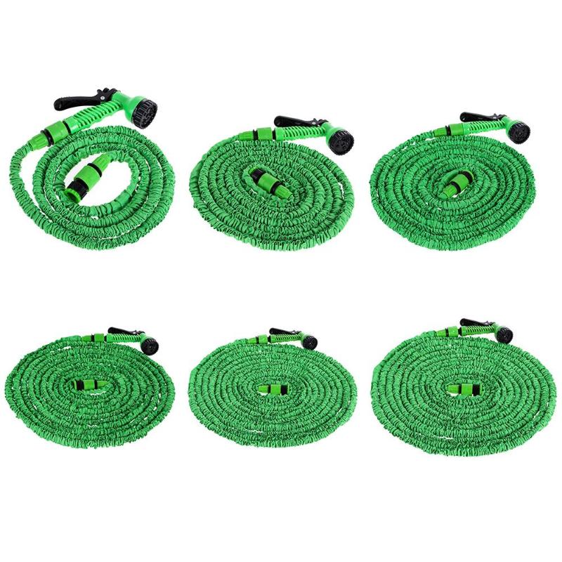 25FT-150FT Tuinslang Expandable Magic Flexibele Waterslang Eu Slang Plastic Slangen Pijp Met Spuitpistool Te Drenken Auto Wasmachine