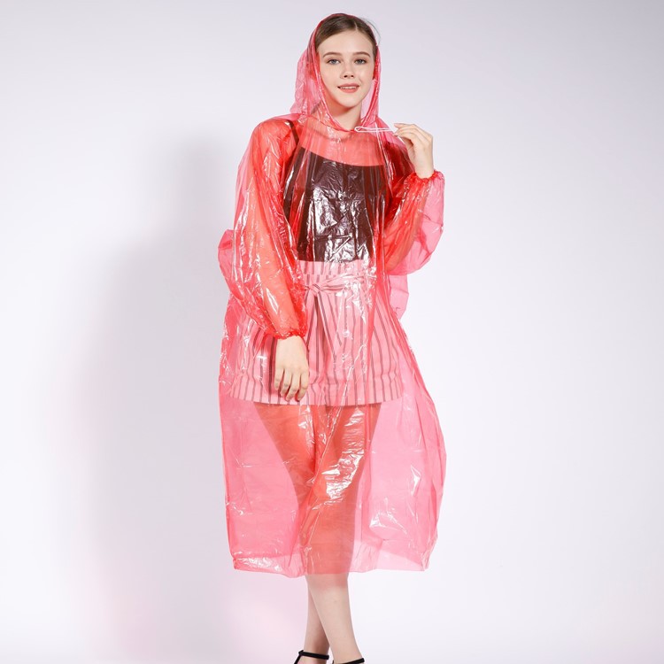 Wegwerp Regen Poncho Pack Voor Volwassen Regenjas In Bulk, Waterdicht Herbruikbare Pe Materiaal Voor Anti Fouling Barrière Beschermende Gown: D