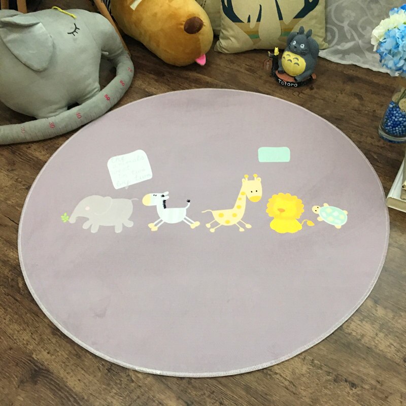 ins kids tent pad carpet living room bedroom bed baby carpet computer chair basket study cartooning carpet.