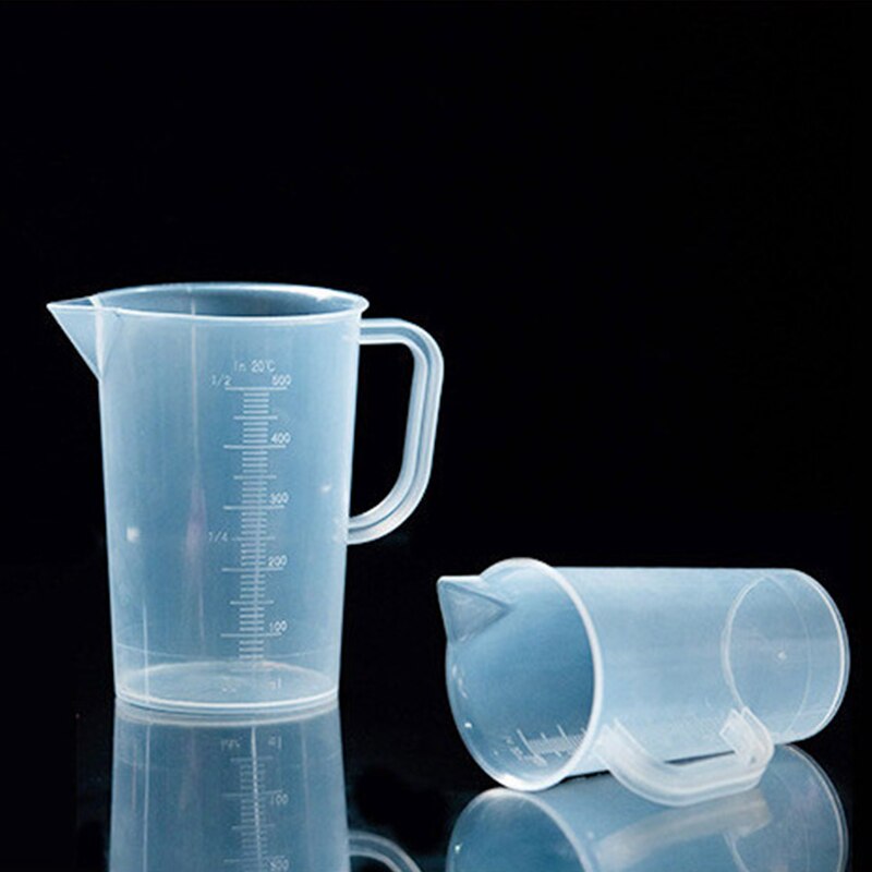 250ml/500ml/1000ml Plastic Measuring Cup Liquid Hydroponics Cooking High Transparency Easy Convenient Measurement Bakeware Tool