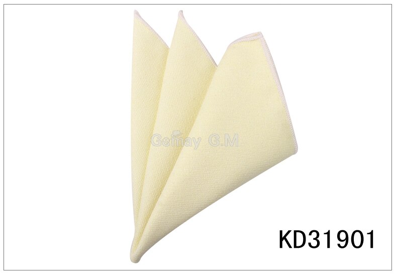 Solid Cotton Pocket Square For Men Suits Hanky Mens Handkerchiefs Casual Suit Square Handkerchief Towels For Party Scarves: KD31901