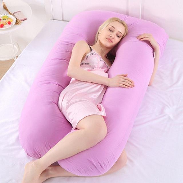 25 Sleeping Support Pillow for Pregnant Women Full Body Pillow Cotton Pillowcase U Shape Maternity Sleeper Bed Pregnancy Pillows