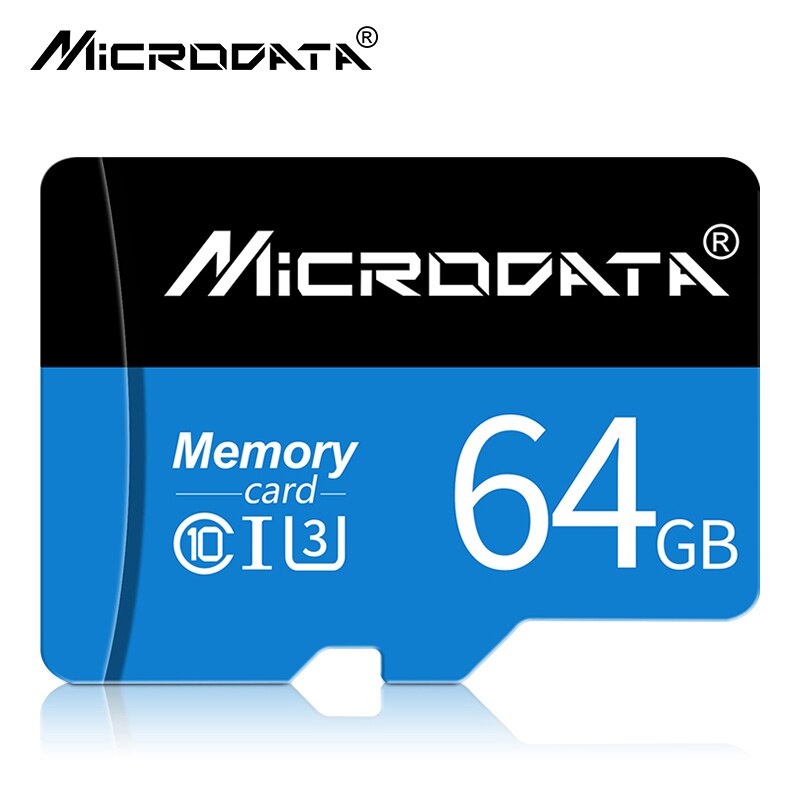 MicroData Blau micro sd karte 16gb 32gb MICROSDHC microsd speicher Karte 64gb 128gb C10 MICROSDXC mini tf karte für Smartphone/PC