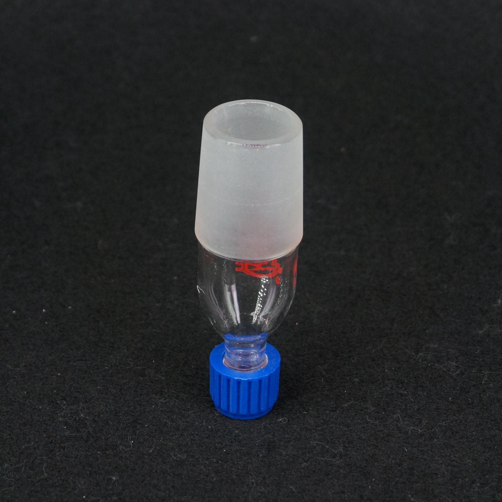 29/32 Stopper Ground Joint Lab Glass Bushing Thermometer Adapter With Screw Cap