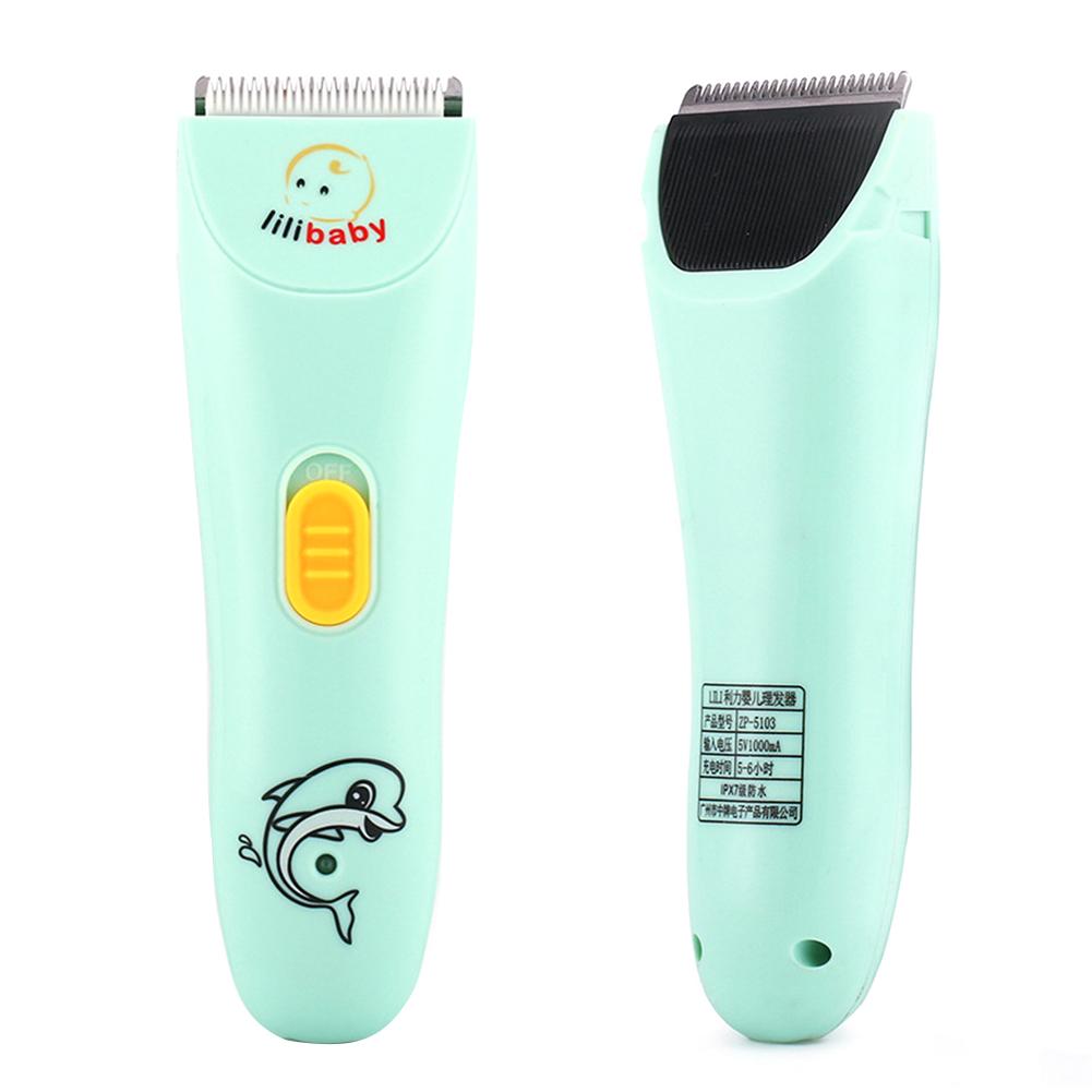 Baby Elektrische Haar Clipper USB Wiederaufladbare Wasserdicht Haar Trimmer Clipper Für Baby Kinder Sicher Haarschnitt Home-uns: Default Title