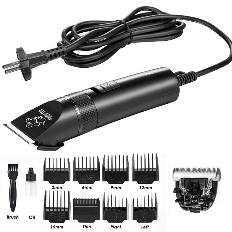 BaoRun-cortadora de pelo S1 para perros y gatos, máquina para cortar el pelo de mascotas, afeitadora de aseo, tijeras eléctricas de alta potencia de 20W: Add B Blade