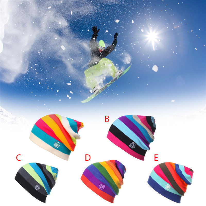 Snowboard vinter ski skullies mössor hattar mössor stickat huvud varmt för män kvinna gorros de lana