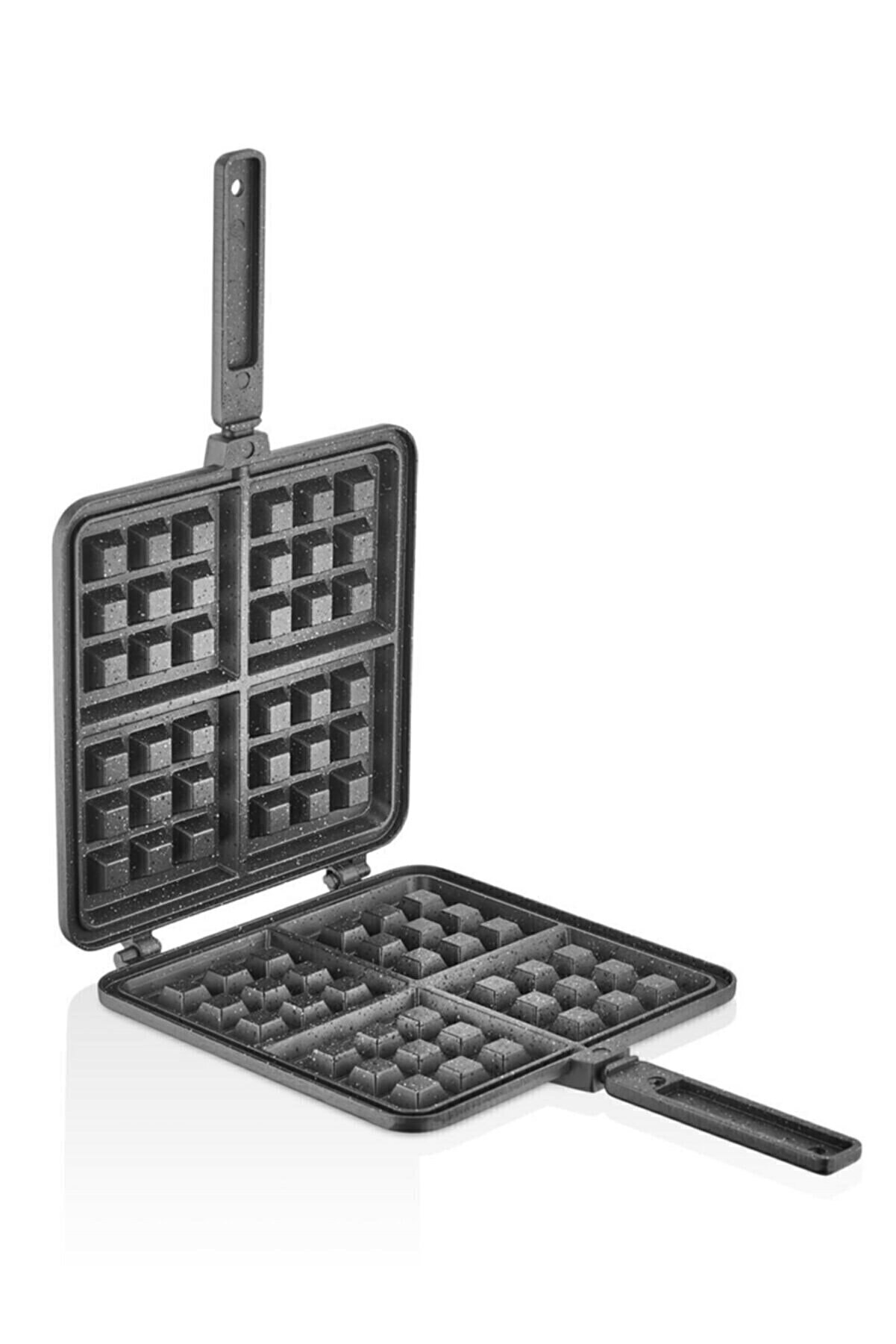 Cast Iron Waffle Maker Toast Sandwich Kitchen Accessories 22x22 Size Fireproof Non-Stick Breakfast Cooker Pans Pots Cooking