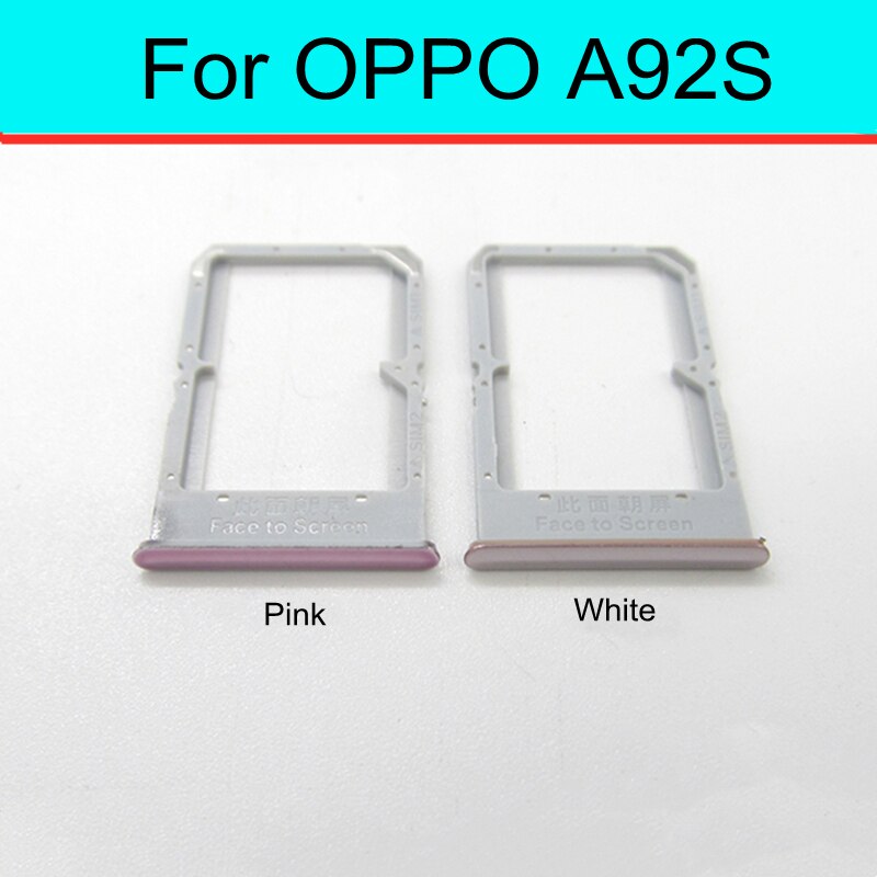 1Stck Sim Karte Tablett Halter Pro OPPO A92S Sim Mikro Leser Karte Slot Adapter Karte Steckdose Reparatur Teile