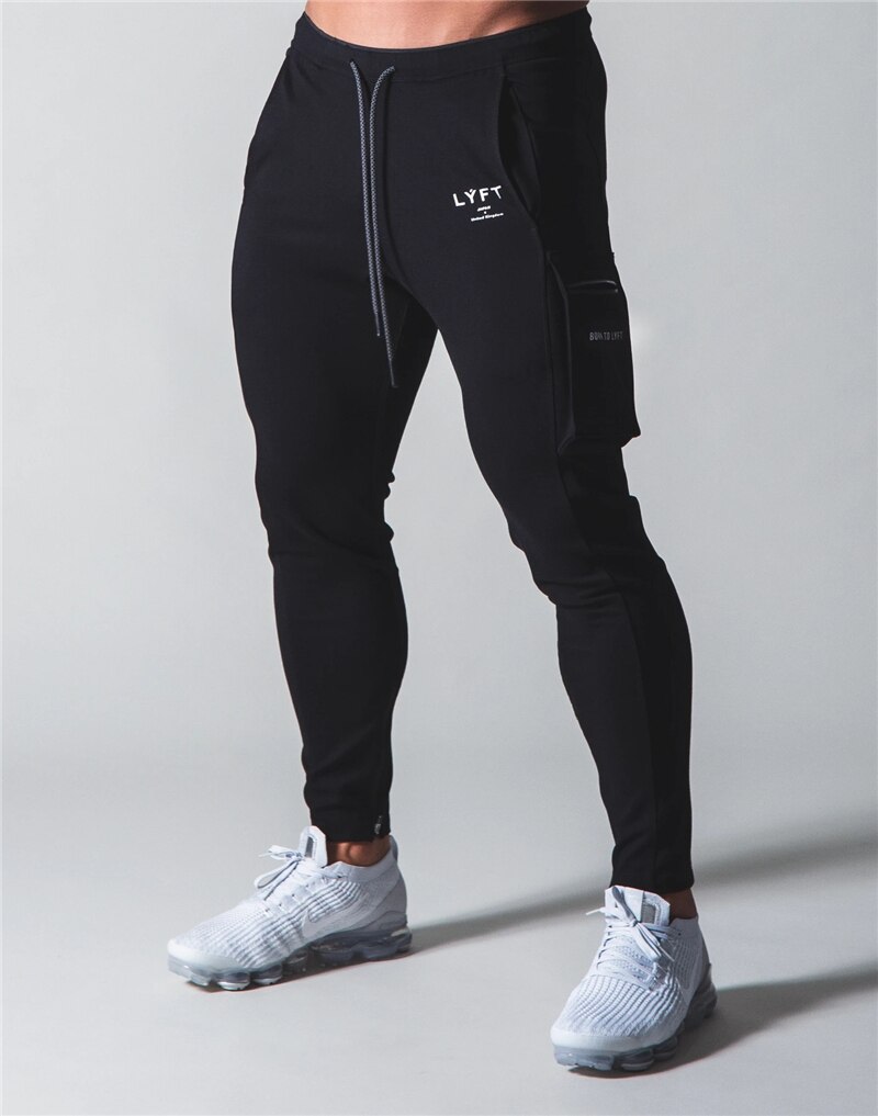 Løpe joggebukser herre tøye ut last bukser bomull treningsstudio bukser herre kroppsbygging treningsbukser Fitness bukser sportsklær