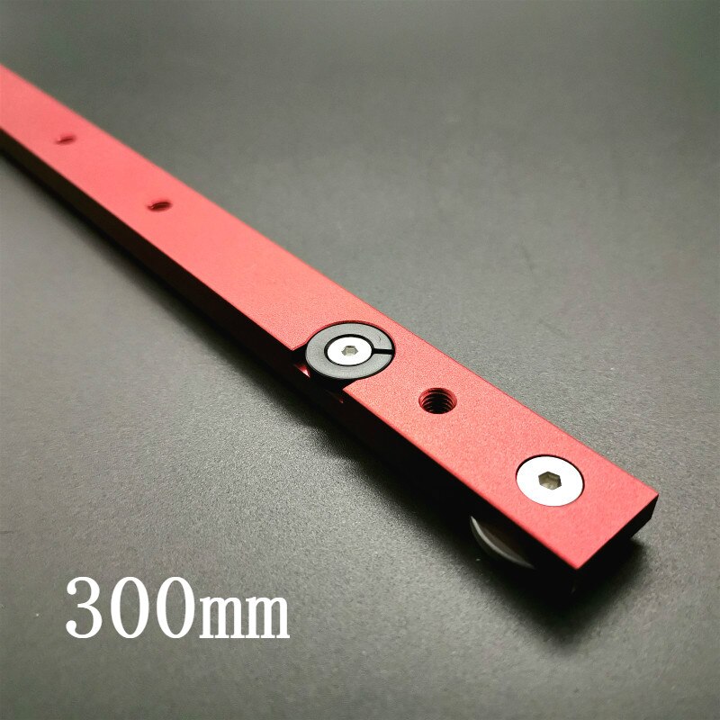 Woodworking Tools T Slot Miter Bar Slider Slab T-track Aluminium Alloy Slot Miter Track For Router Table Saw Miter Carpenter DIY: Red 300mm