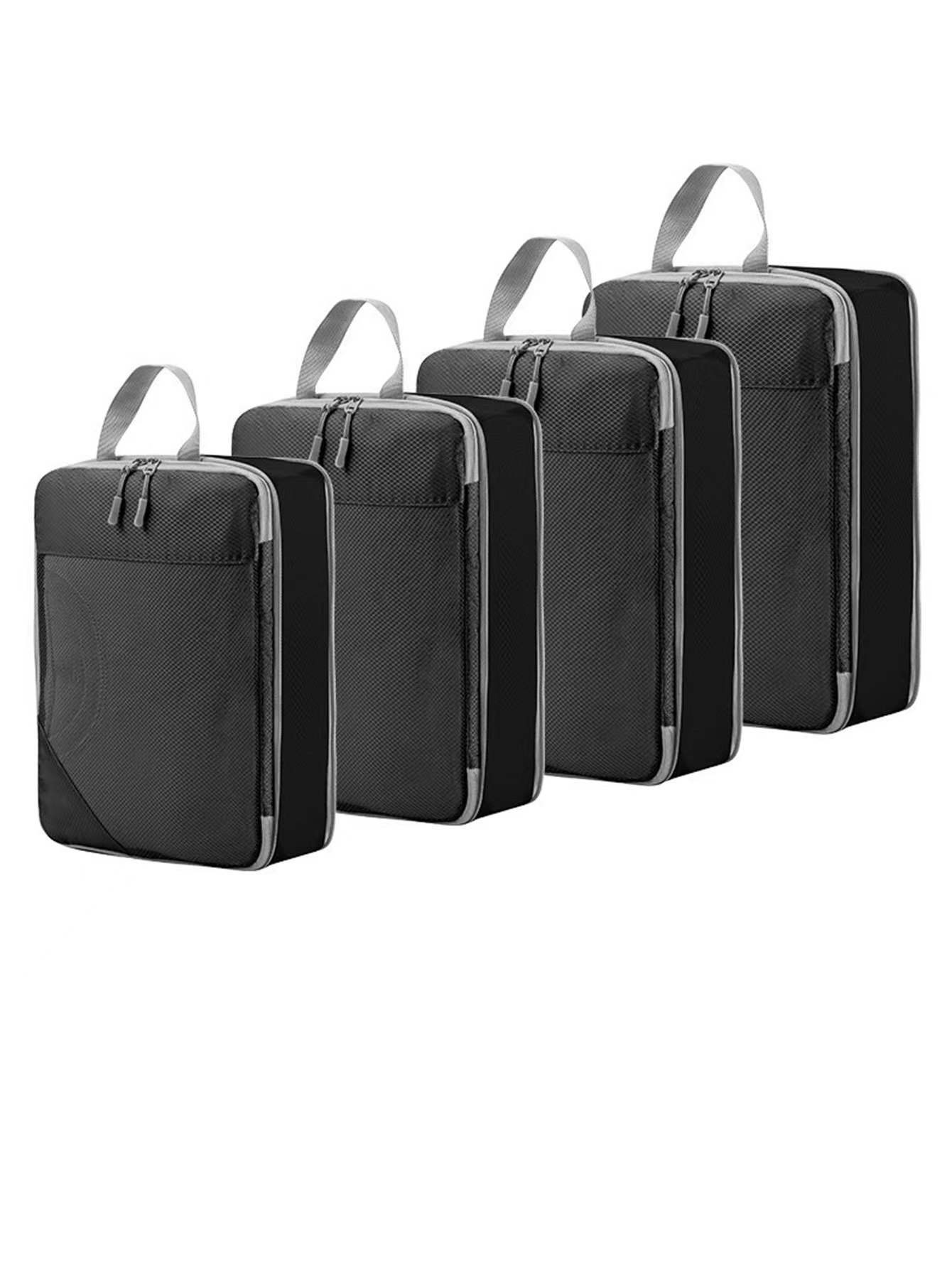 Compression Packing Cubes for Suitcases Travel Accessories Expandable Packing Organizers Lightweight Travel Organizer Cubes: Dark Khaki