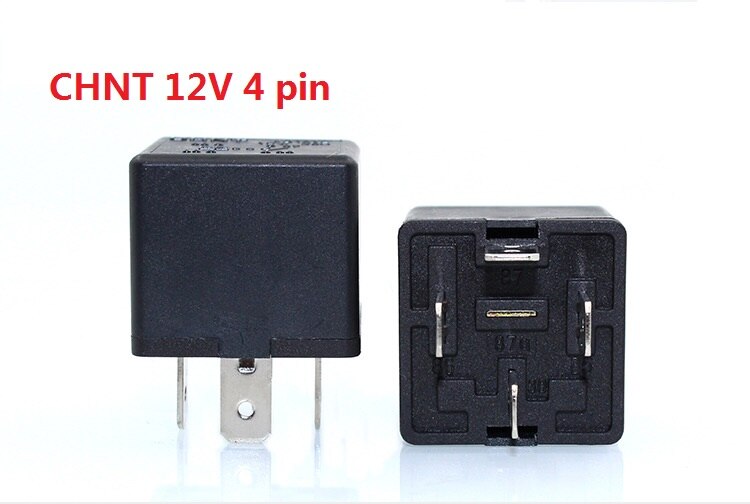 12/24V Relay 4/5Pin 30A 40A Waterproof with Ceramic socket with Lastic socket Relay Car Motorcycle Horn Wire: With ceramic socket / 4Pin 12V 40A