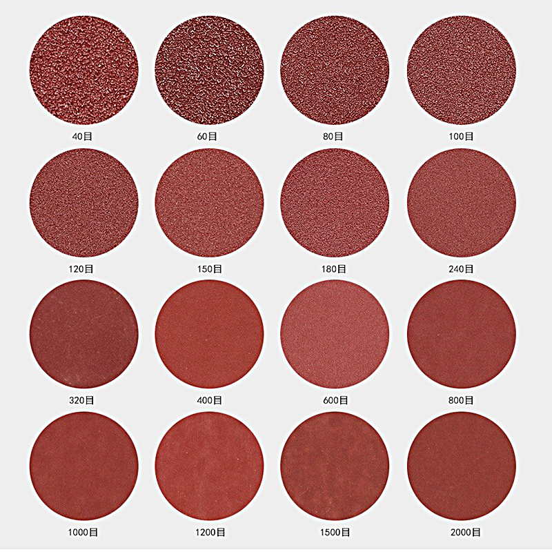 125mm Sanding Paper Set 5Inches 40-60-80-120-2000 Grid Metal Polished Woodworking Abrasive Tools Dremel Accessories Consumables