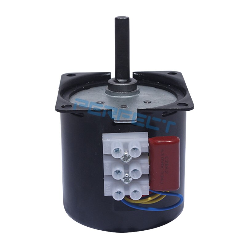 14W 60KTYZ Permanent Magnetic Synchronism Motor Eccentric shaft 7mm 220VAC 2.5RPM 5RPM 10RPM 15RPM 20RPM 30RPM 50RPM 60RPM 80R