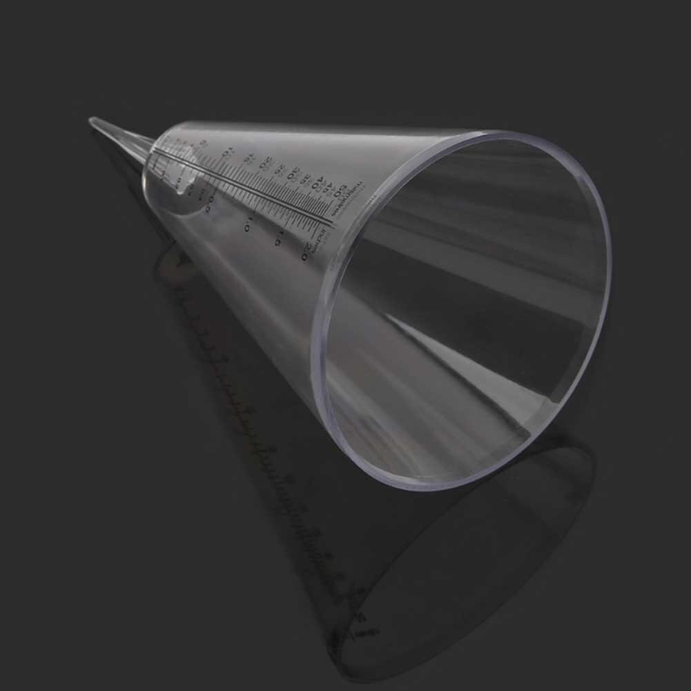 Home Quick Read With Graduated Outdoor Clear Conical Portable Rain Gauge Measurement Tool Garden Water Ground