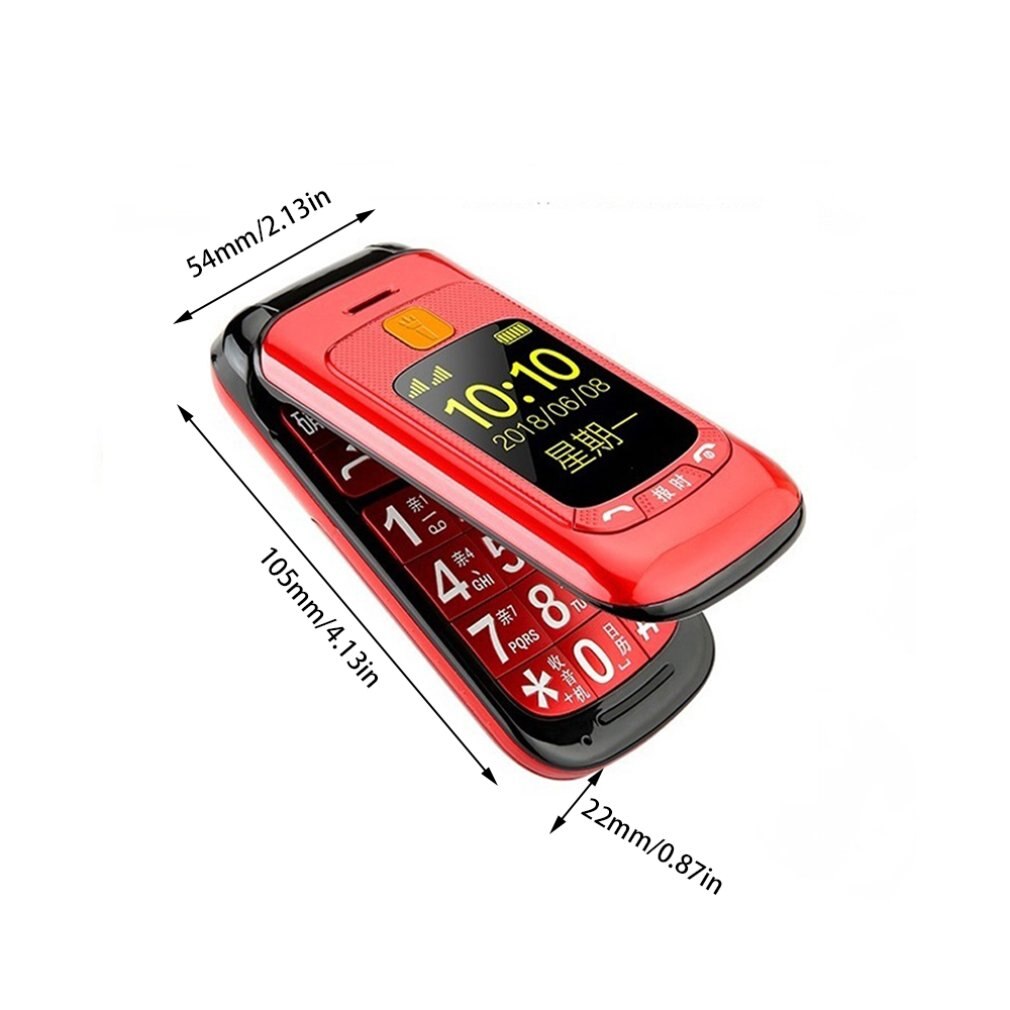 F899 one-button shortcut function hearing aid full voice king strong vibration love dial old blind mobile phone