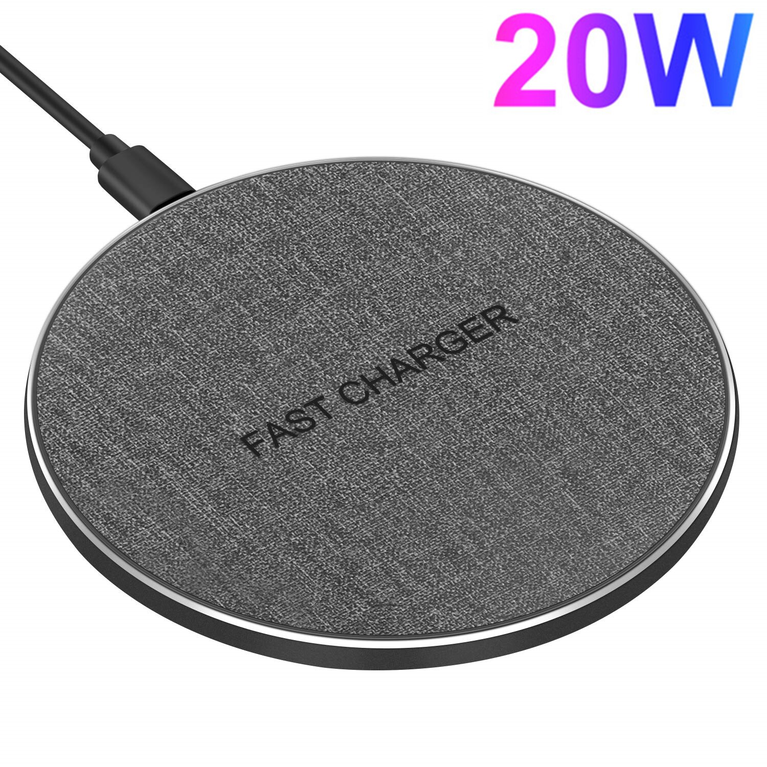 Fdgao 20w qi kabelloses ladegerät für iphone 13 pro , 12 , 11 x xr  xs 8  s21 s20 s10 s9 samsung, usb typ c schnellladepad: 20w