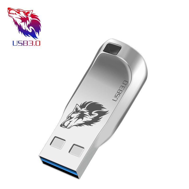 Metalen Usb Flash Drive 4Gb 8Gb 16Gb Flash Disk Pen Drive 32Gb 64Gb memory Stick Usb 3.0 Flash Usb Stick Pen Drive: 512GB / silver