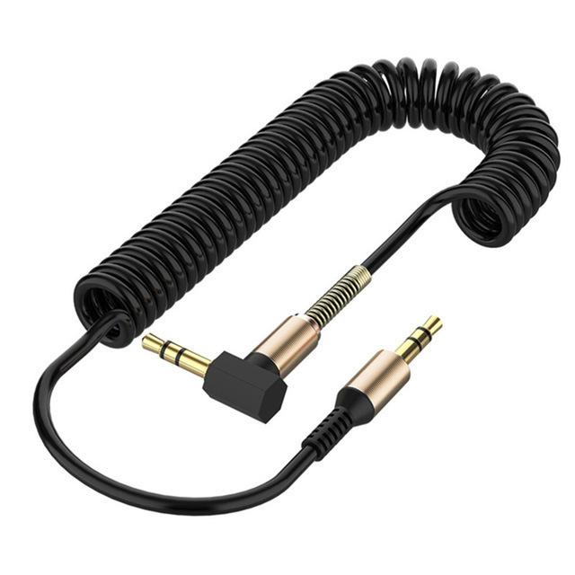 Audio Kabel Jack 3.5 Mm Kabel 3.5 Mm Jack Speaker Kabel Voor Auto Hoofdtelefoon Cord Audio Hoofdtelefoon Accessoires: bend black