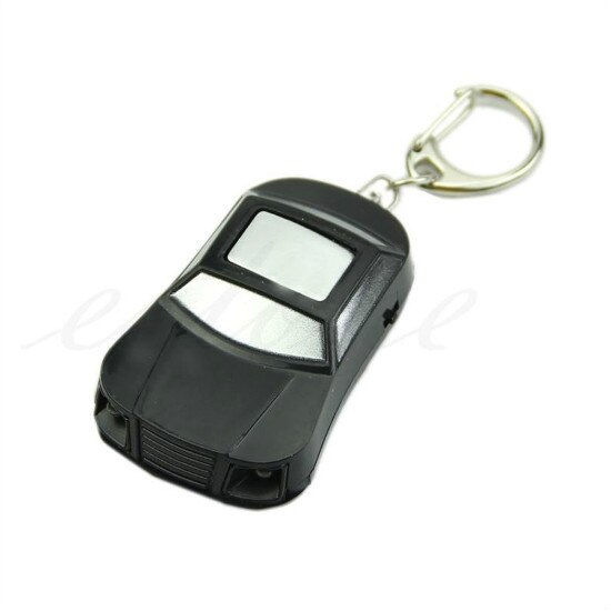 Détecteur de clé sifflet Anti-perte | , Anti-perte, bip clignotant, sac de clé pour enfant, localisateur de portefeuille, notification d'alarme pour animal de compagnie, directe: Car Black