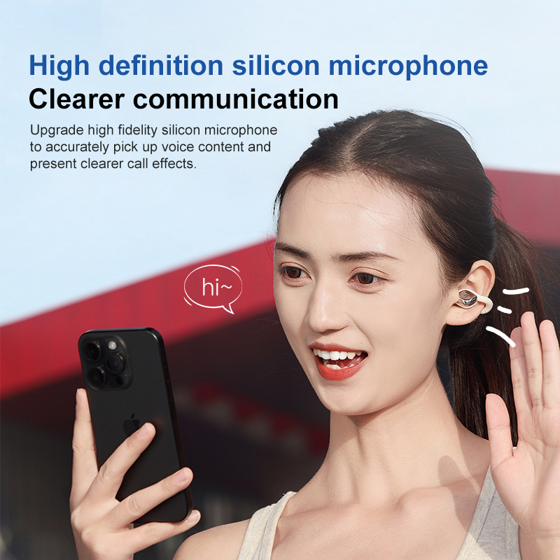 Zhulinniao Bixiao T20 Bluetooth Headset Air Bone Conduction Ear Clip Wireless Open Style Not In-ear