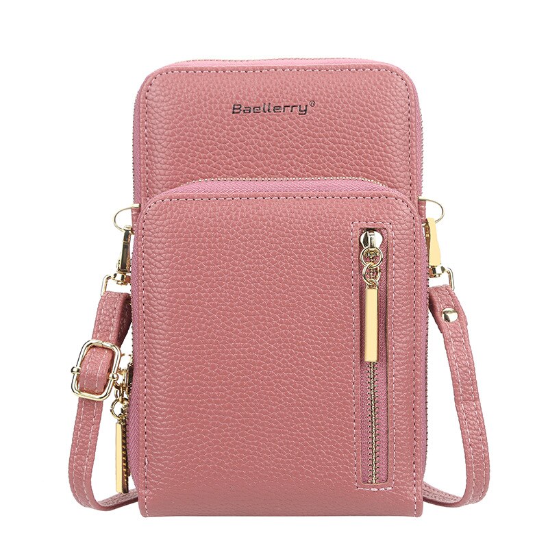 Petit sac d&#39;été à deux poches pour femmes, , sacs à main pour téléphone de supérieure, petits sacs à la pour filles: Dard Pink