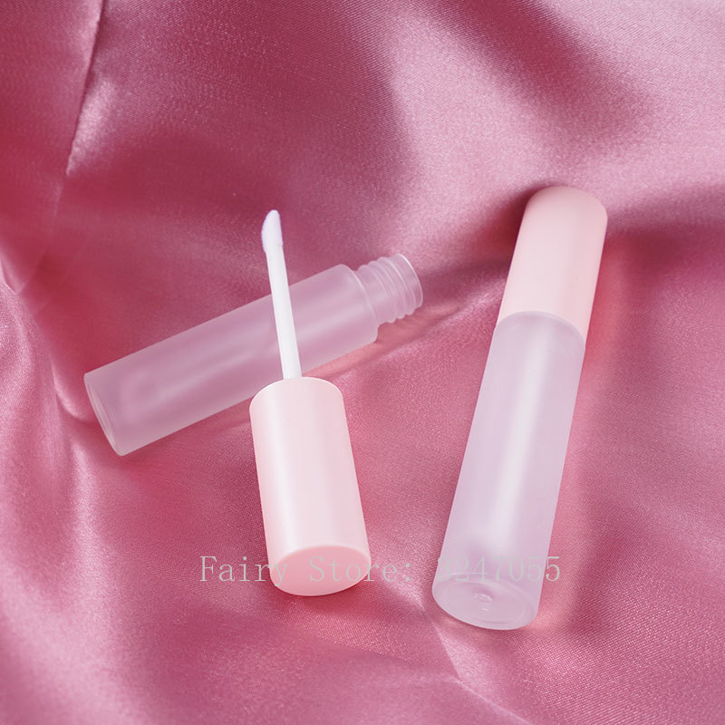 5 Ml 10/20 Pcs Diy Lipgloss Lege Plastic Doos Roze Buizen Frosted Lipgloss Buis Lippenstift Conceale Container mini Lipgloss Flessen