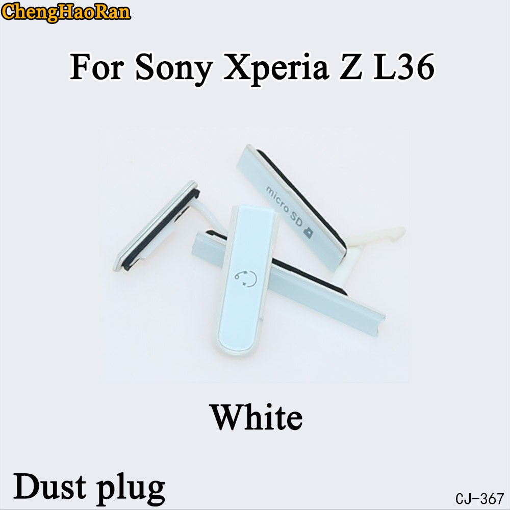 ChengHaoRan Z1 L39 Mikro SD USB Ladung Hafen Slot Staubdicht Abdeckung Für Sony Xperia Z1 L39 Xperia Z L36 Staub stecker SIM Karte