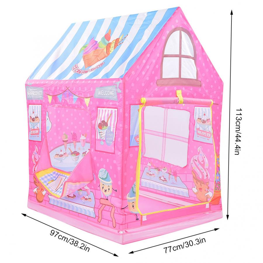 Portatile Bambini I Bambini Giocano Casa Tenda Up Tende Da Spiaggia Piscina di Palline Tenda Con Cortile Con Giardino di Gioco Strisciando Pieghevole Tenda Giocattolo: E