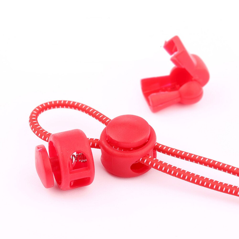 1pc 19 farger sneaker skolisser elastisk uten knyte sko lisser strekk låse sent lisser rask gummi rund skolisser