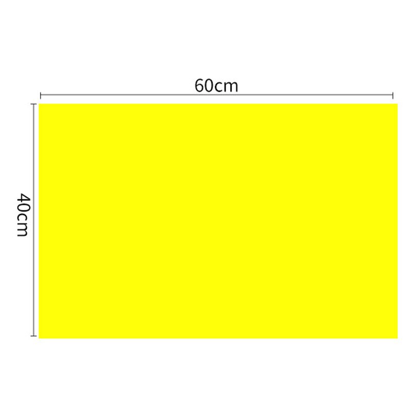 Tablero de color con imán de sujeción, pizarra blanca, adhesivo de hierro suave para pared, tablero de dibujo Flexible borrable para pared, decoración del hogar, aprendizaje de chico: Yellow