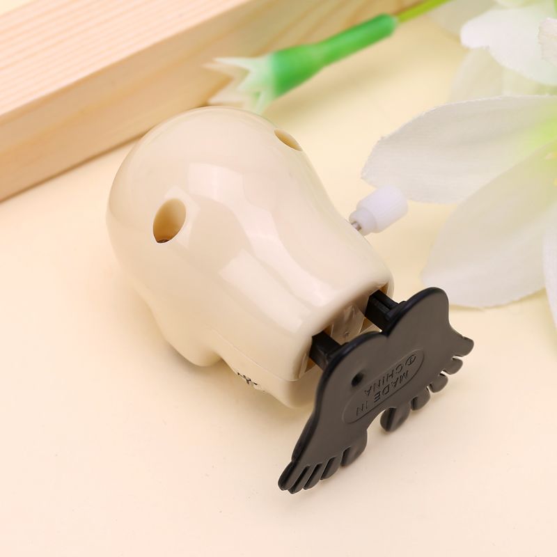 Halloween Clockwork Jumping Skull Mechanical Educational Toy Prank Game Supplies N21_A