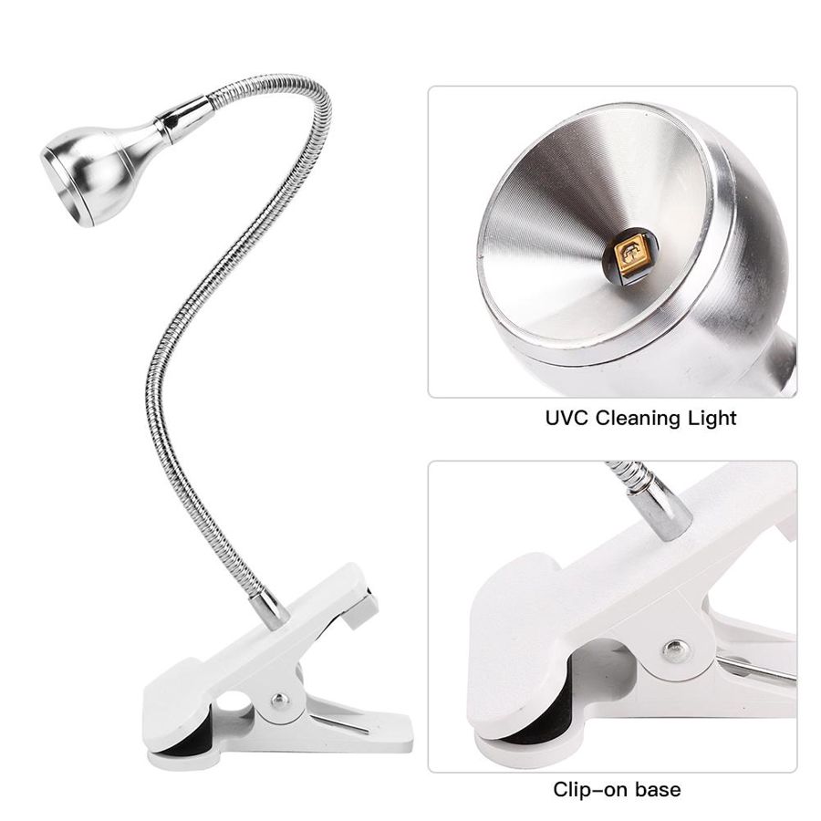 UV Light UVC Cleaning Light Portable USB Charging High Efficiency UVC Light for Home UVC short waves cleaning ultraviolet