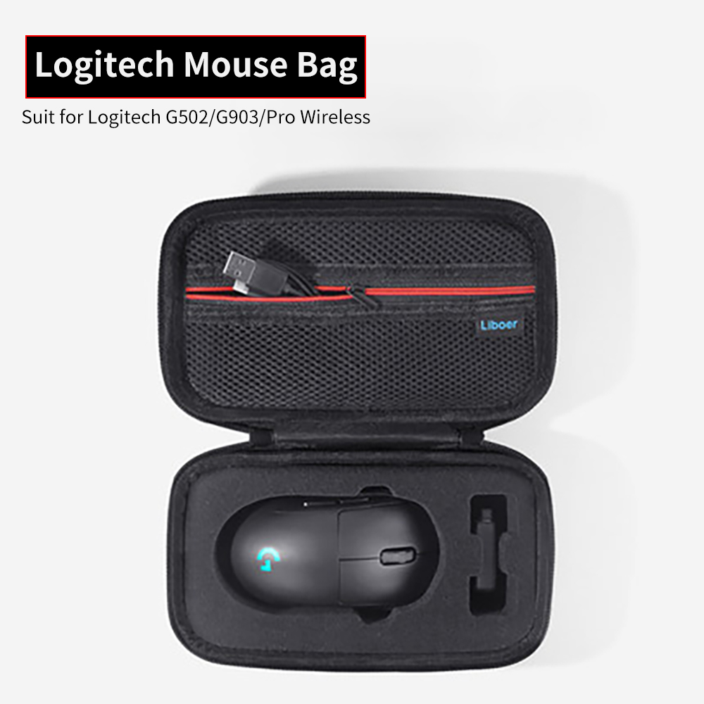 Draagtas Voor Logitech Gaming Mouse Shockproof Waterdichte Opslag Pouch Voor Logitech G502/G903/Pro Draadloze