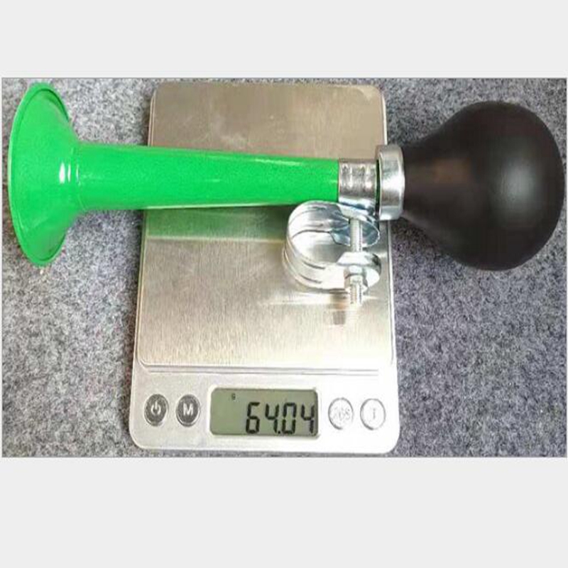 Bocina de aire de Metal para bicicleta, trompeta, bombilla de goma para apretar, timbre de bicicleta
